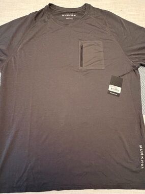 Municipal daybreak T-shirt asphalt 2XL
